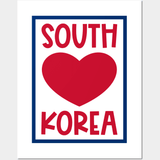 South Korea Posters and Art